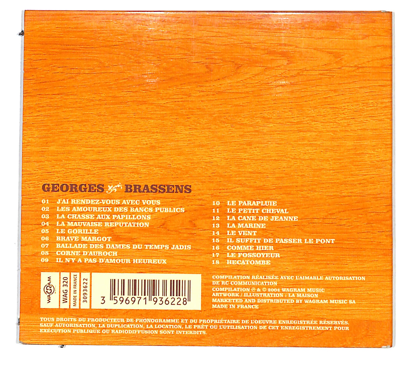 EBOND Georges Brassens - Georges Brassens DIGIPACK CD CD138664