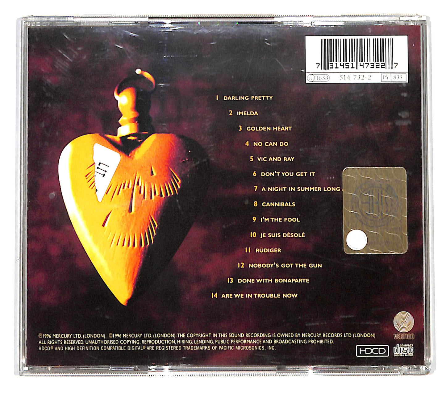 EBOND Mark Knopfler - Golden Heart CD CD138666