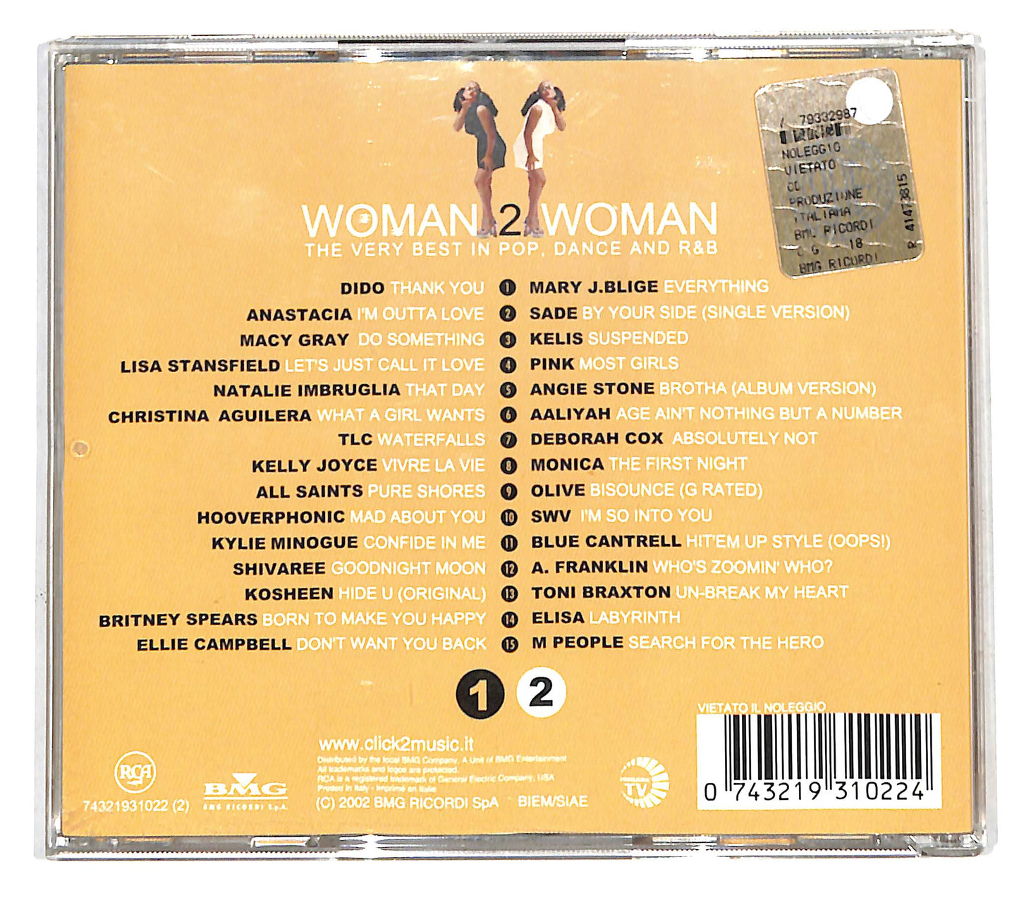 EBOND Various - Woman 2 Woman CD CD138818