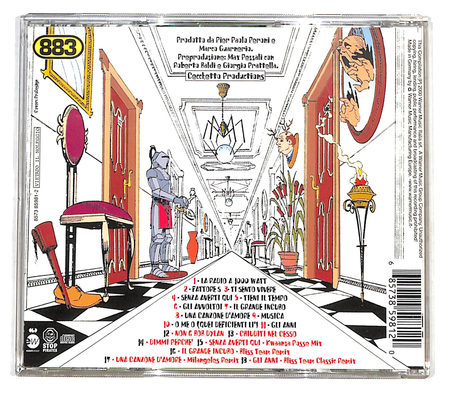 EBOND 883 - La Donna Il Sogno e Il Grande Incubo CD CD138932