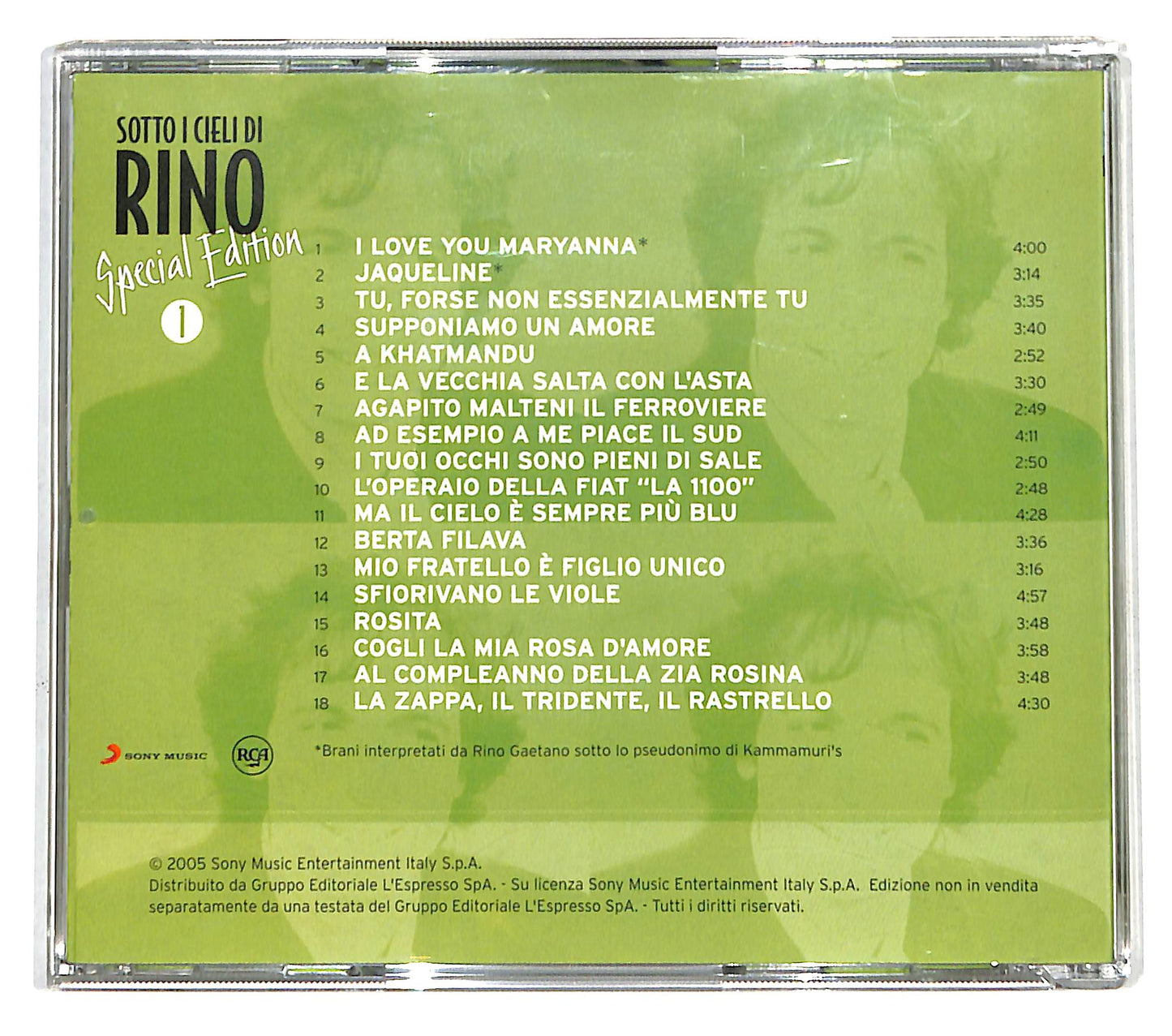EBOND Rino Gaetano - Sotto I Cieli Di Rino vol.1 CD CD139013