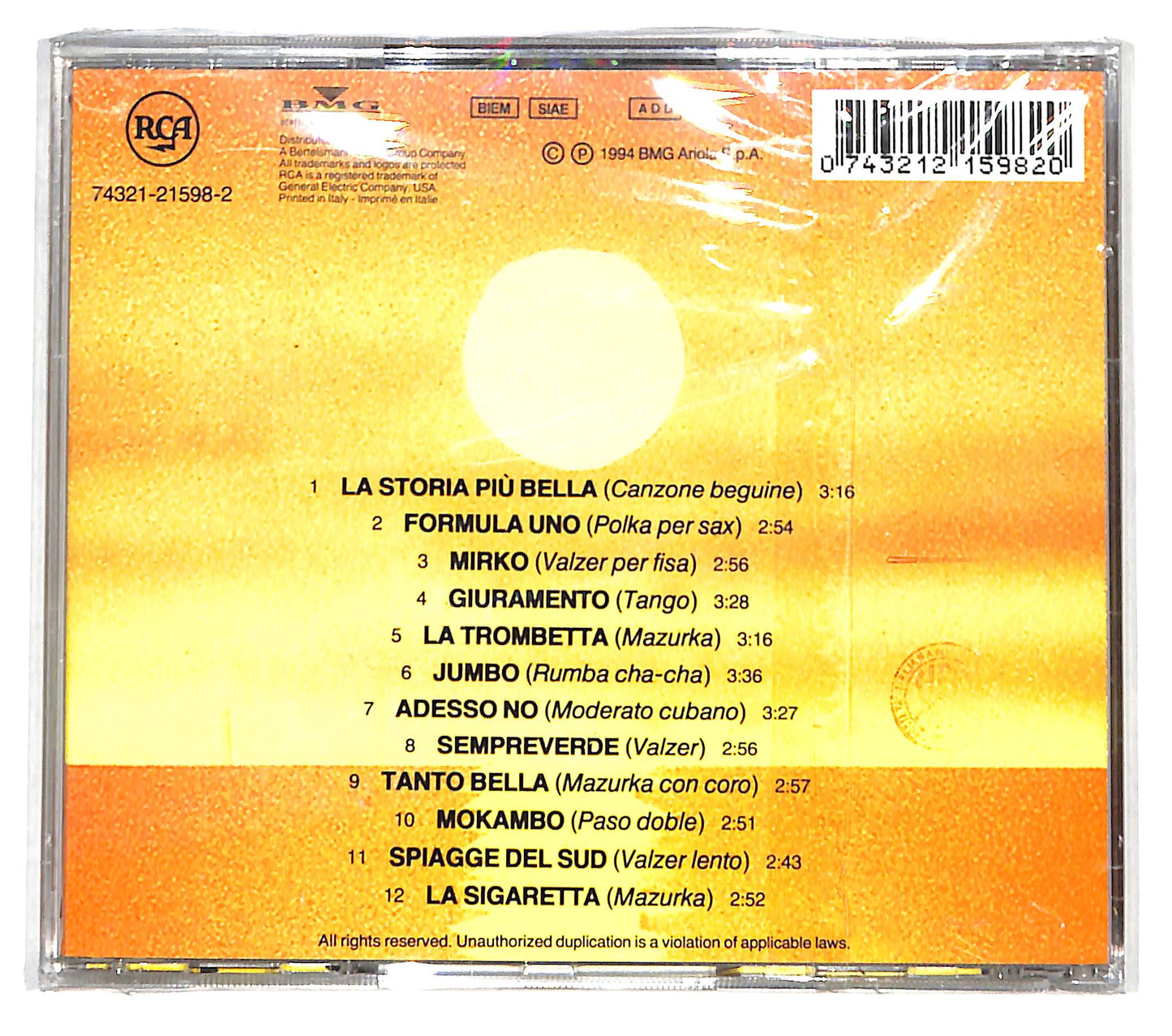 EBOND Castellina-Pasi - La storia piu bella vol.34 CD CD139154