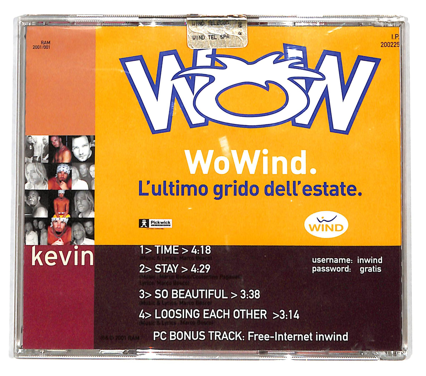 EBOND Kevin - Time / Stay / So Beautiful / Losing Each Other CD CD139208