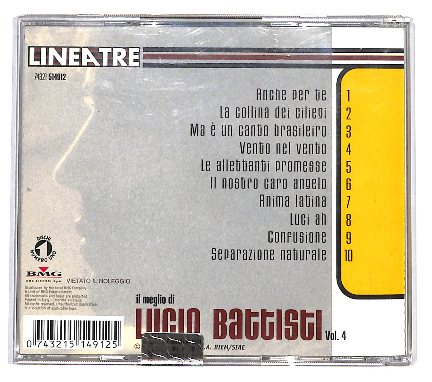 EBOND Lucio Battisti - Il Meglio Di Lucio Battisti Vol. 4 CD CD139234
