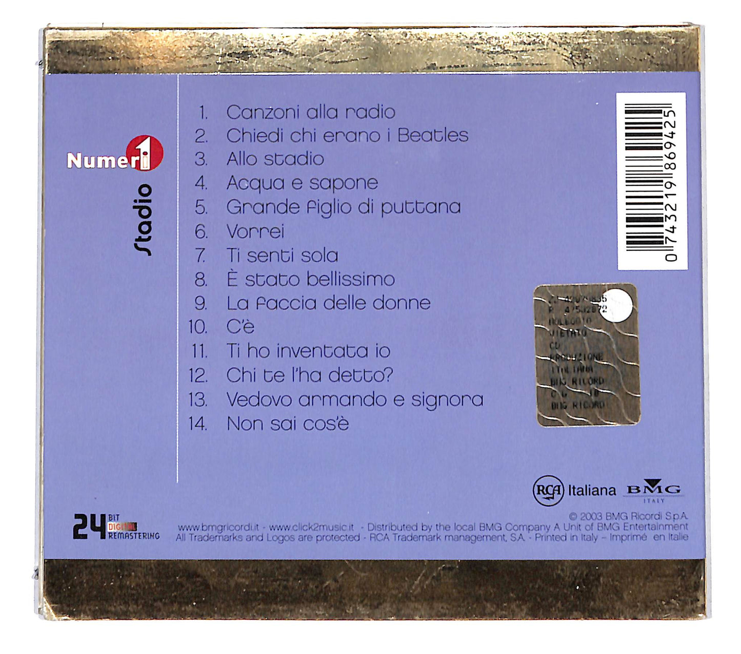 EBOND Stadio - Stadio DIGIPACK CD CD139239