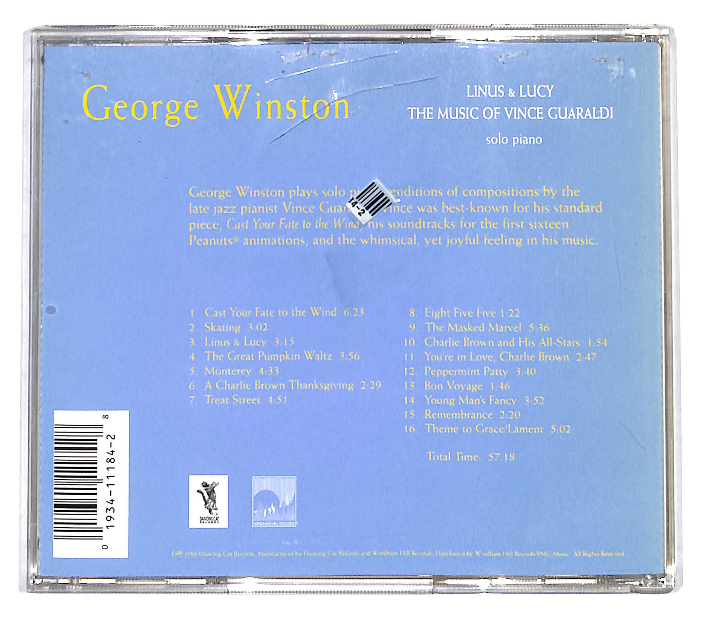 EBOND George Winston - Linus & Lucy CD CD139301