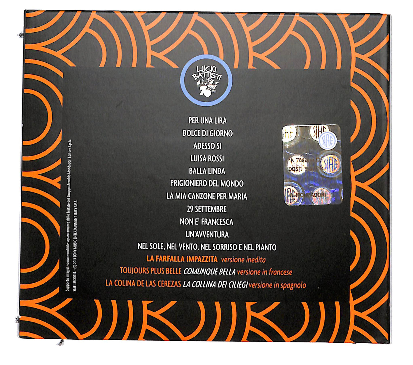 EBOND Lucio Battisti - Note E Non Note - Volume 1 DIGIPACK CD CD139321