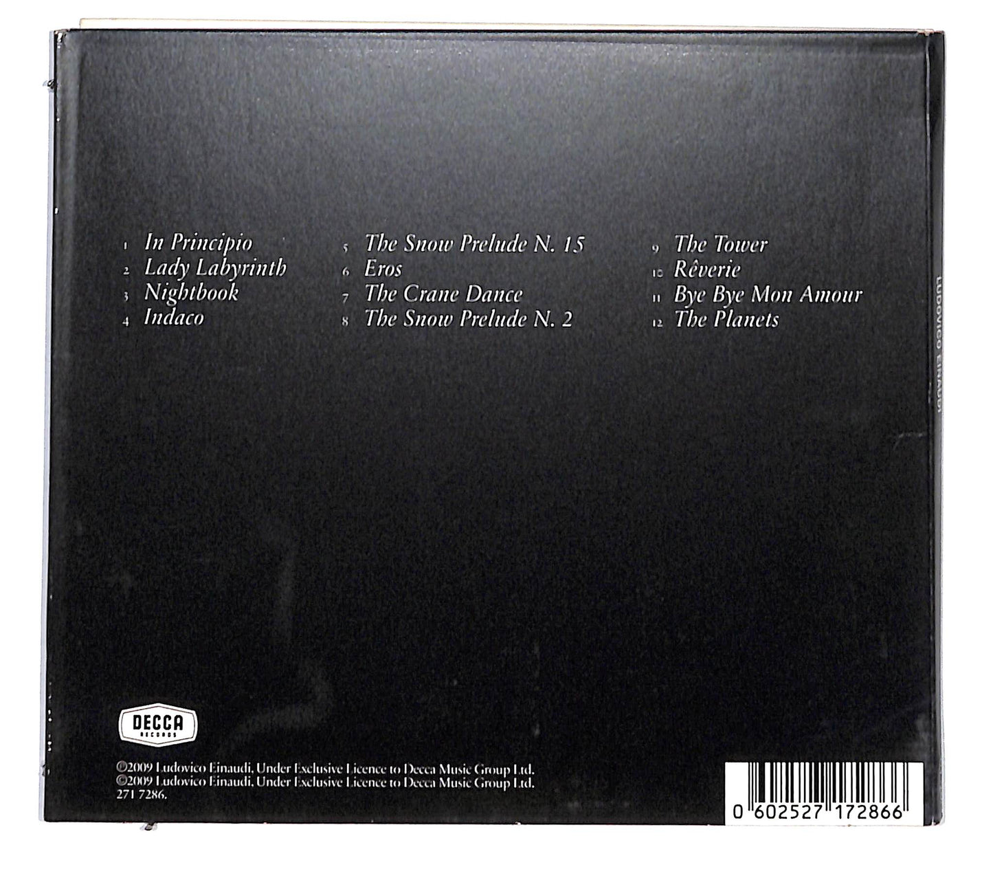 EBOND Ludovico Einaudi - Nightbook DIGIPACK CD CD139344