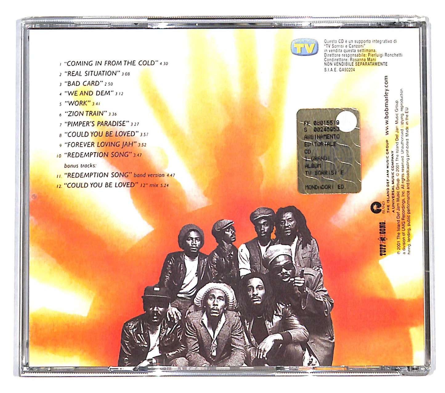 EBOND Bob Marley & The Wailers - Uprising EDITORIALE CD CD139353