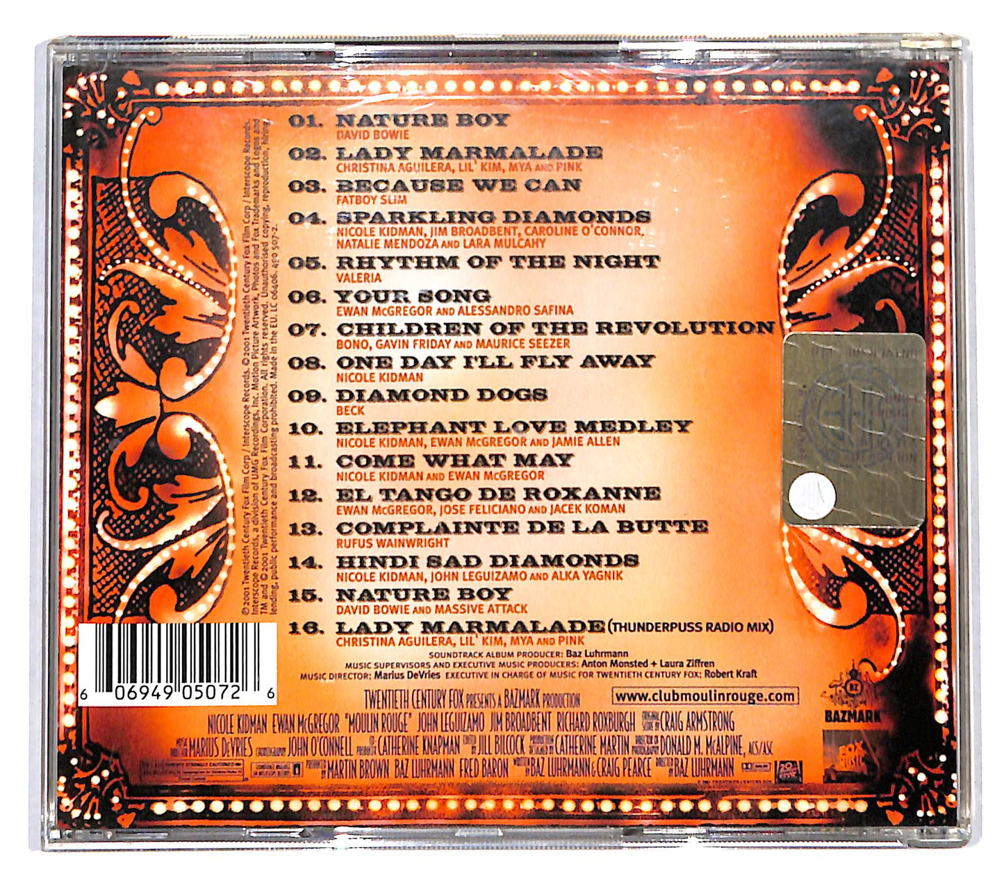 EBOND Various - Moulin Rouge (Music From Baz Luhrmann's Film) CD CD139409