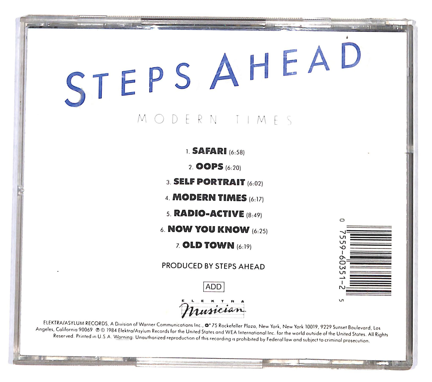 EBOND Steps Ahead - Modern Times CD CD139438