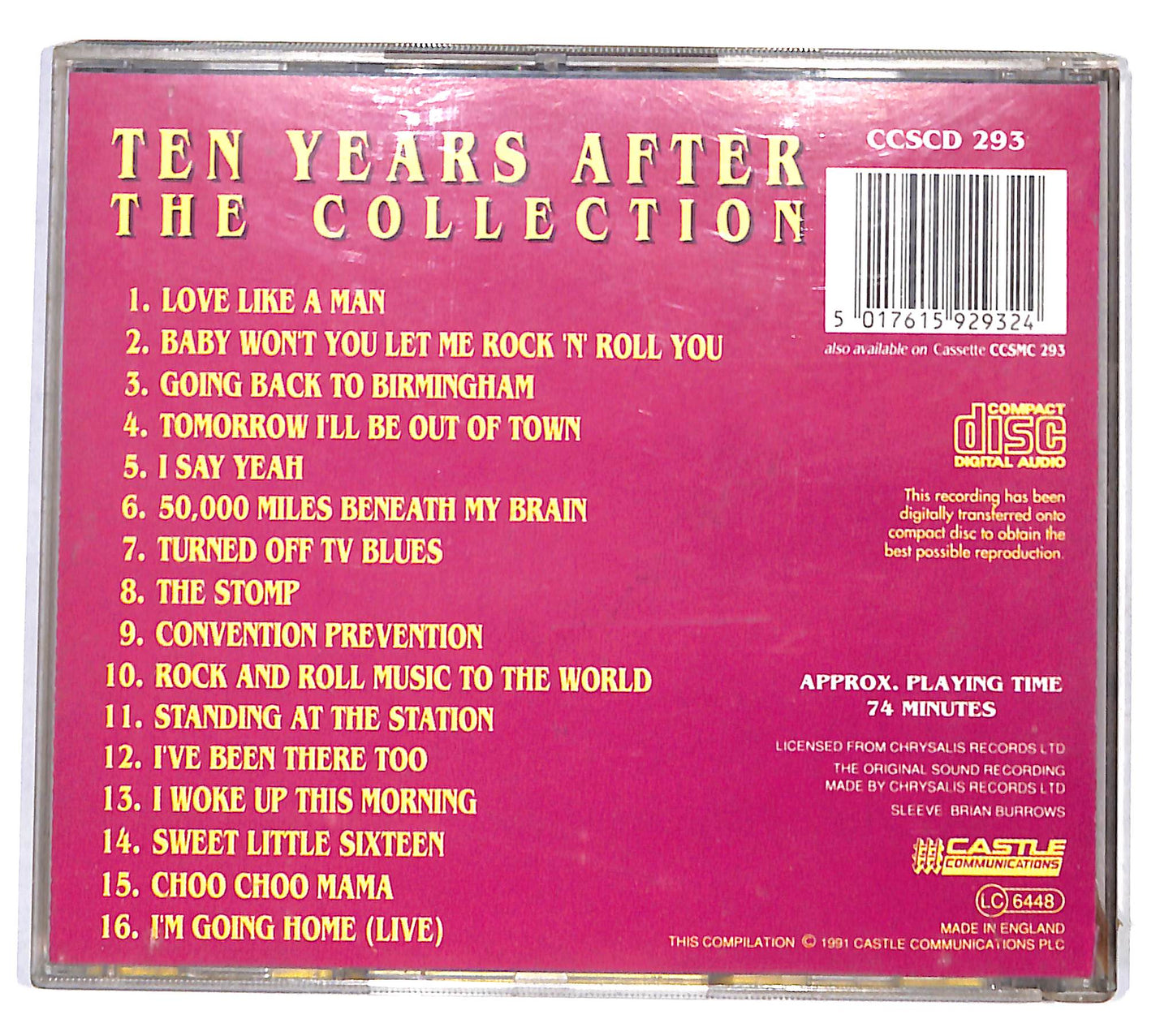 EBOND Ten Years After - The Collection CD CD139439