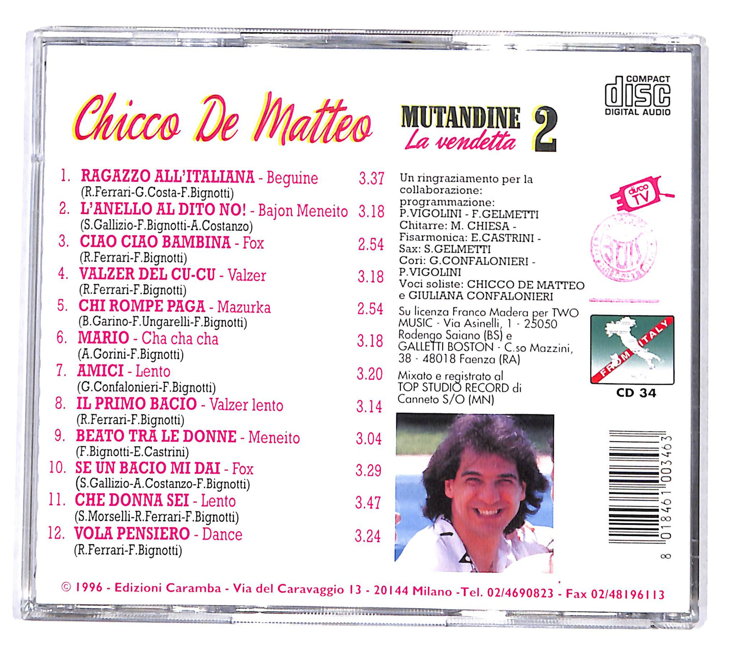 EBOND Chicco Dematteo - Mutandine - la vendetta 2 CD CD139444