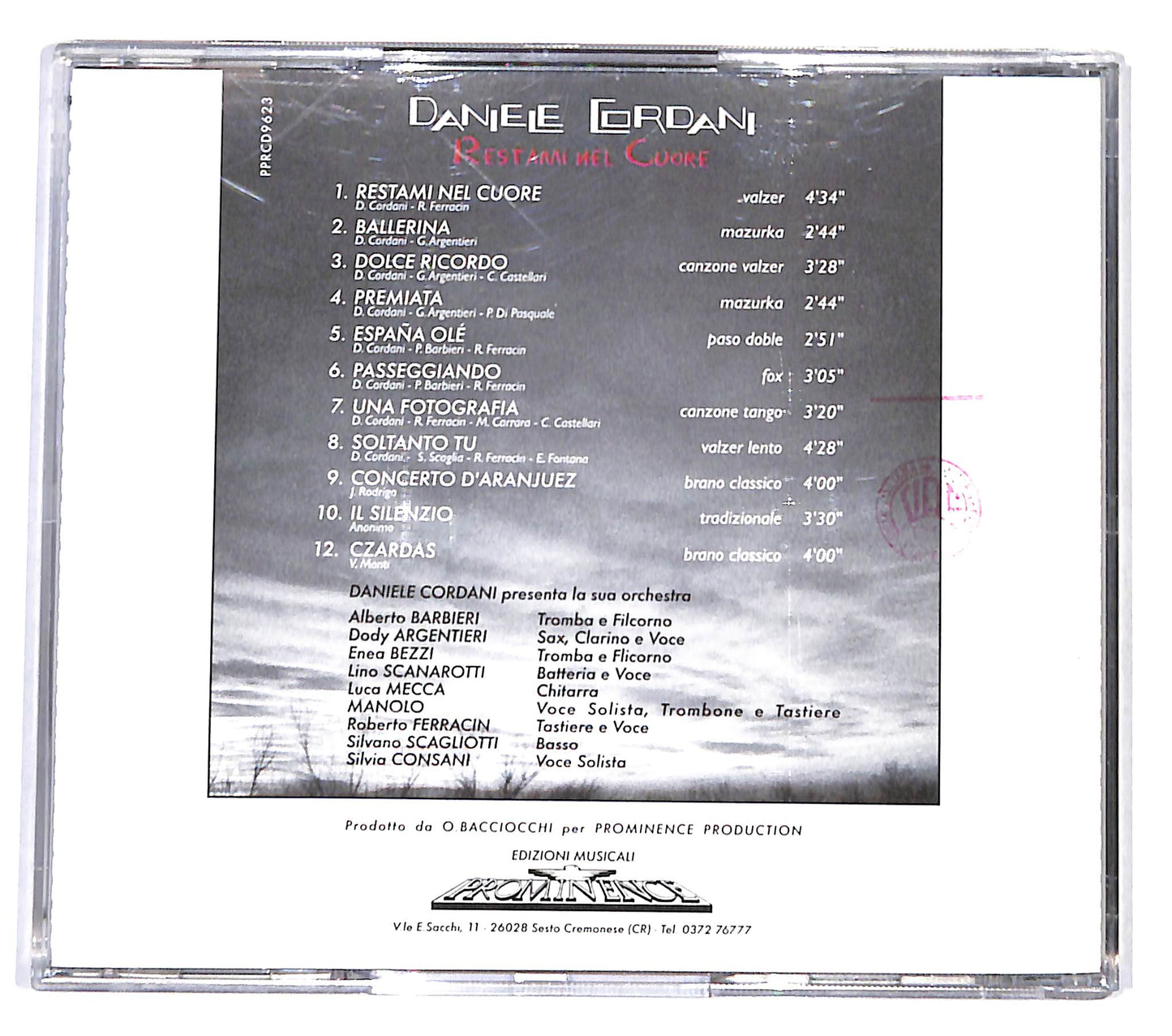 EBOND Daniele Cordani - restami nel cuore CD CD139447