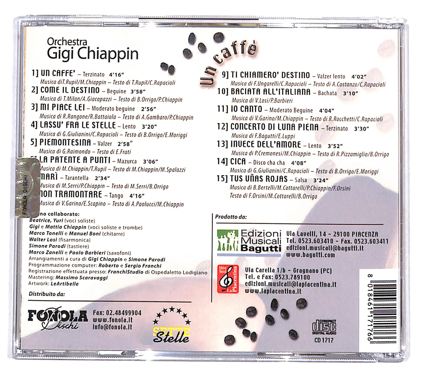 EBOND Orchestra Gigi Chiappin - Un Caffe CD CD139451