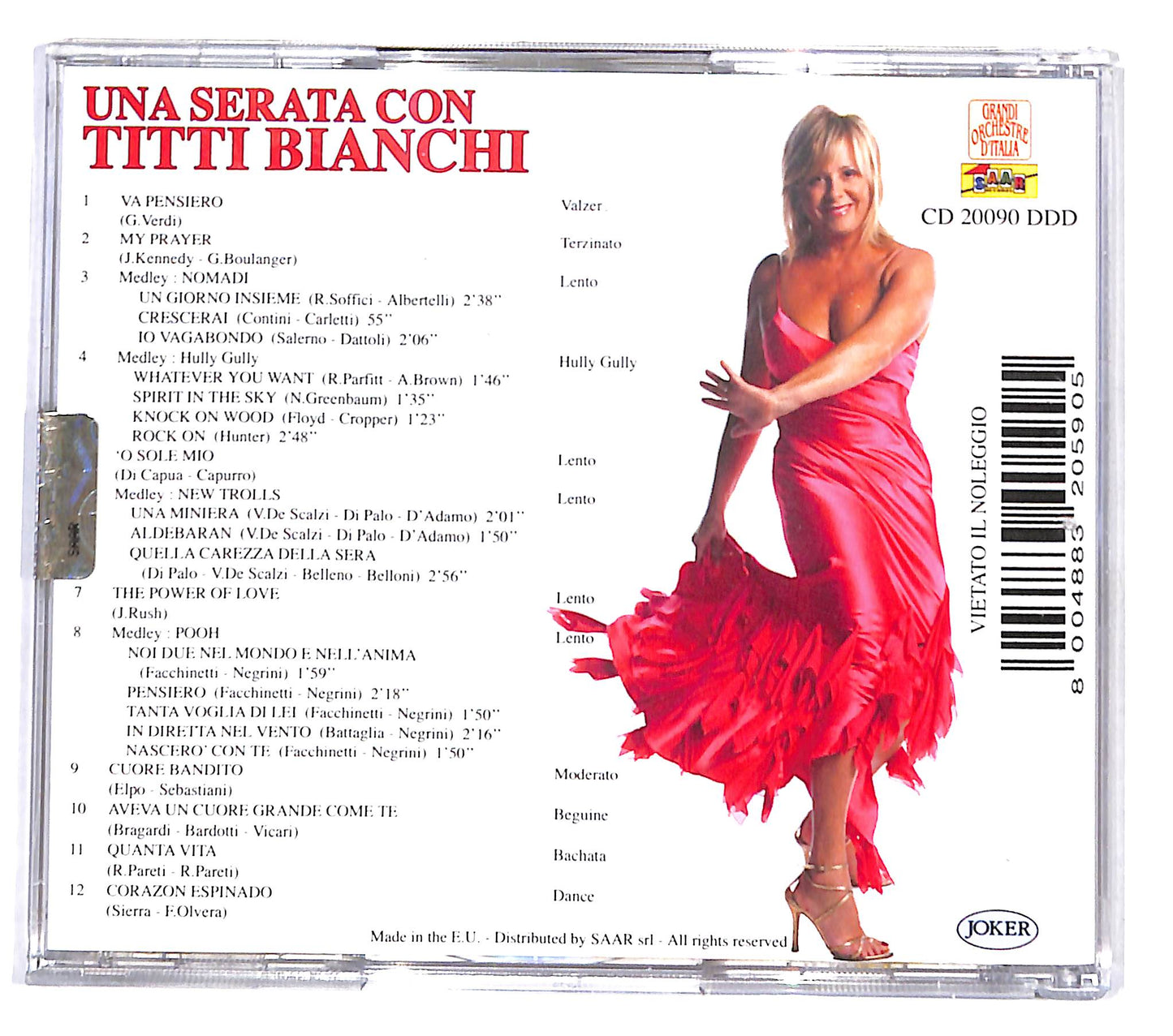 EBOND Titti Bianchi - Una Serata Con Titti Bianchi CD CD139454