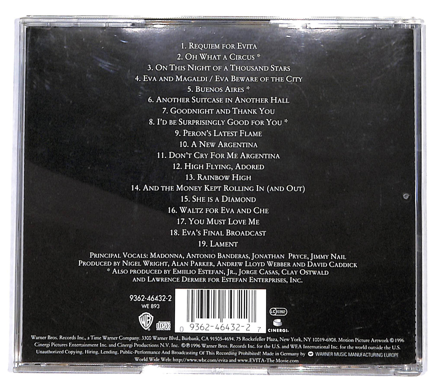 EBOND Evita - Music From The Motion Picture CD CD139503