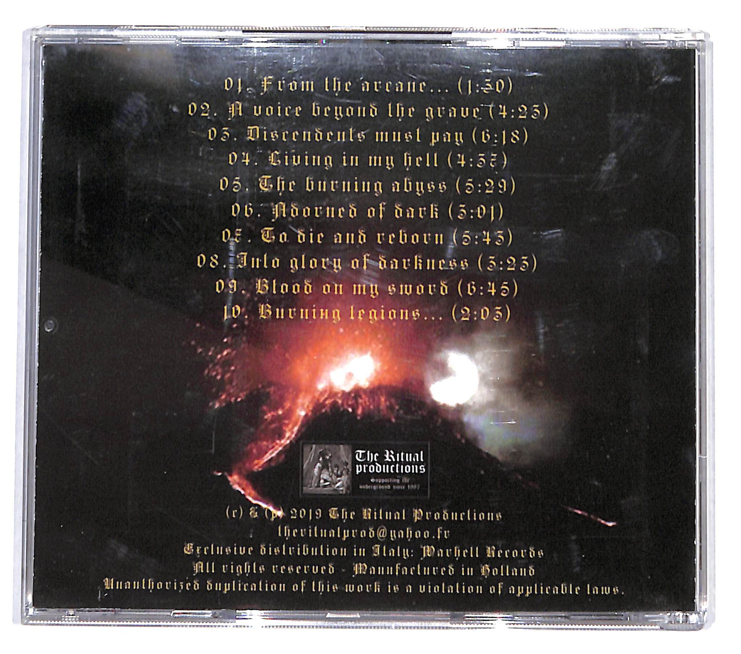 EBOND Winged - From The Arcane Burning Legions CD CD139506