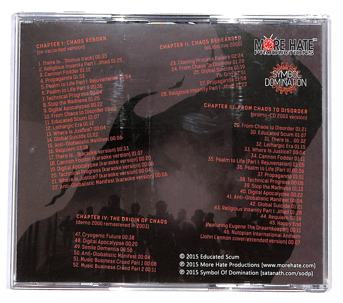 EBOND Educated Scum - The Chaos Complete CD CD139530