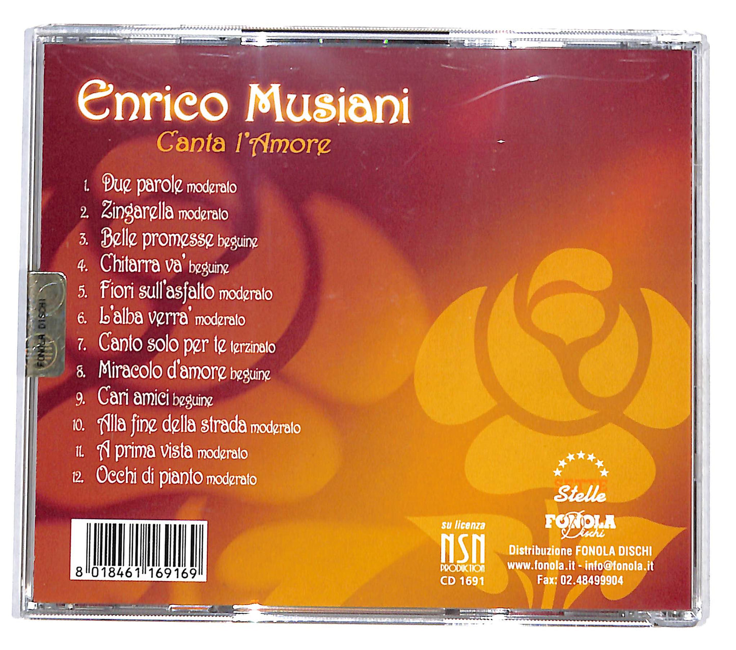 EBOND Enrico Musiani - Canta l'amore CD CD139556