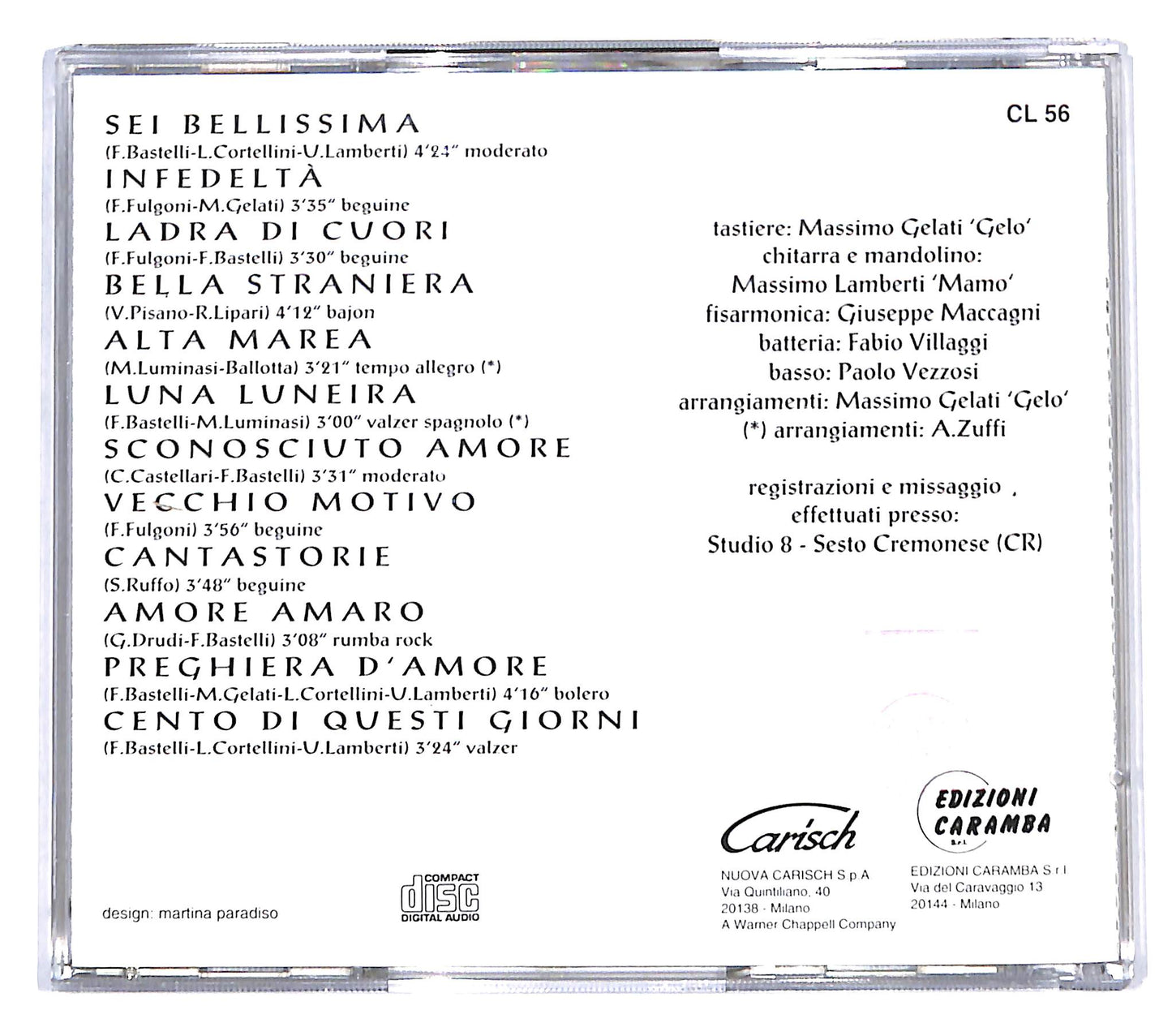 EBOND Franco Bastelli E I Misters - Sei Bellissima CD CD139617