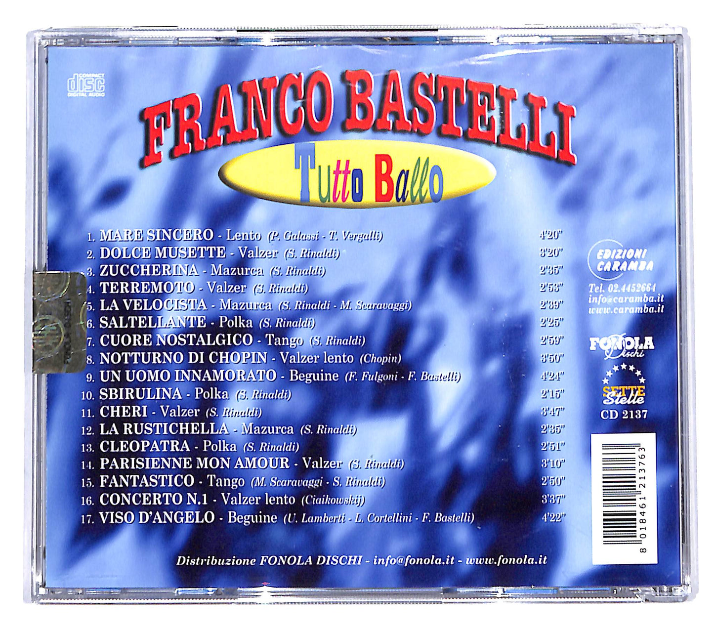 EBOND Franco Bastelli - Tutto Ballo CD CD139619