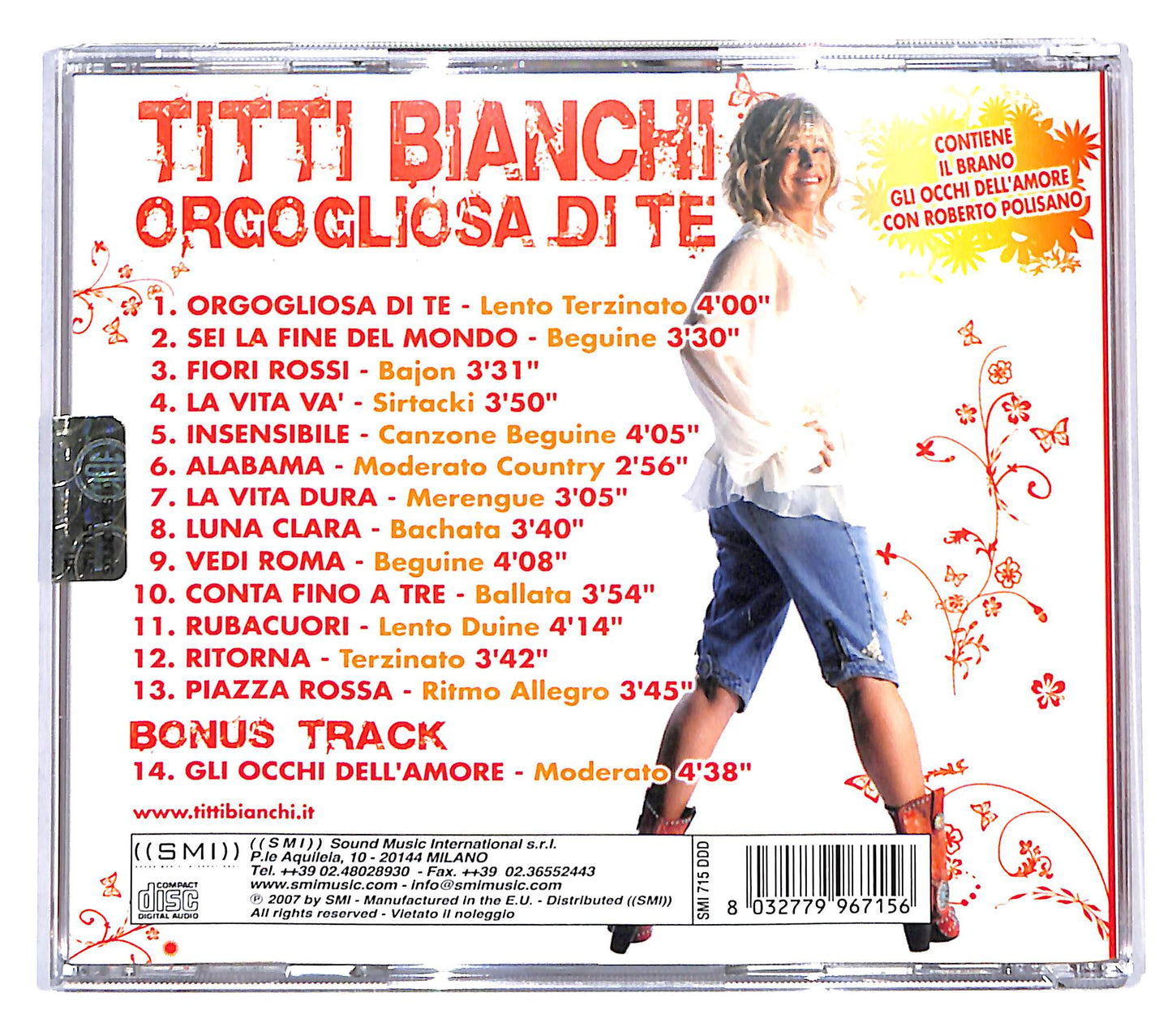 EBOND Titti Bianchi - Orgogliosa di Te CD CD139625
