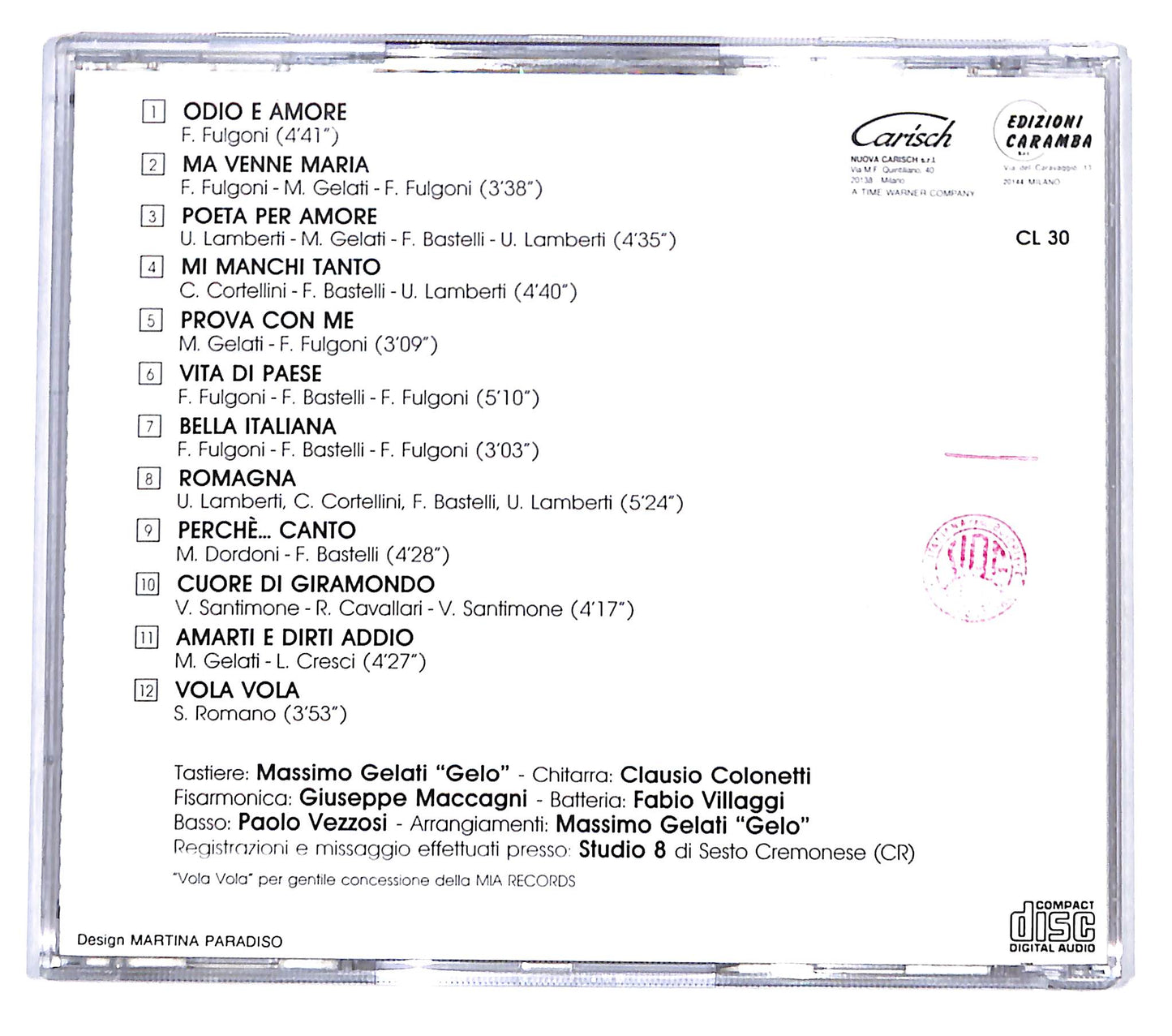 EBOND Franco Bastelli E I Misters - Odio e Amore CD CD139633