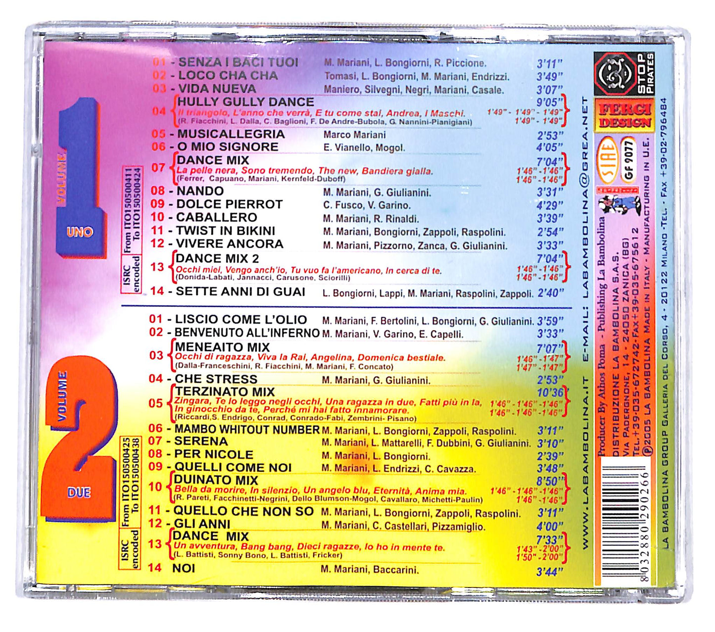 EBOND Marco Mariani and Rosy vol.2 CD CD139640