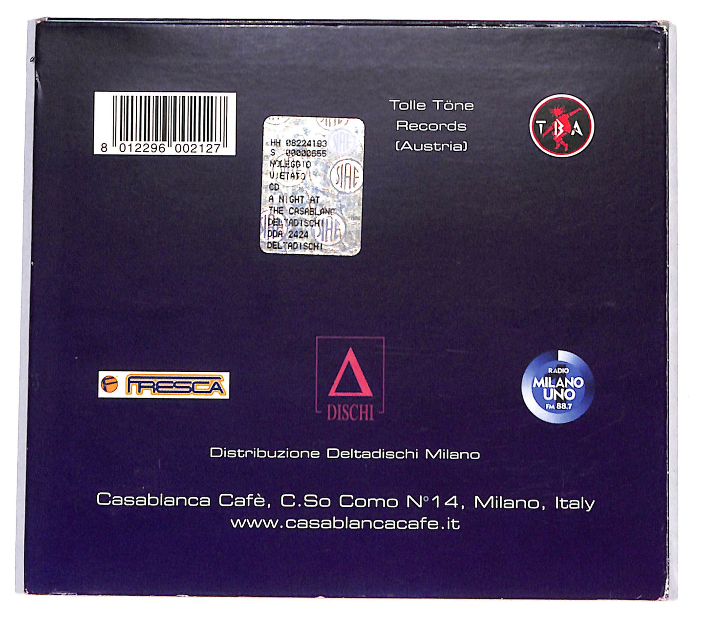 EBOND Various - A Night at the Casablanca DIGIPACK CD CD139704