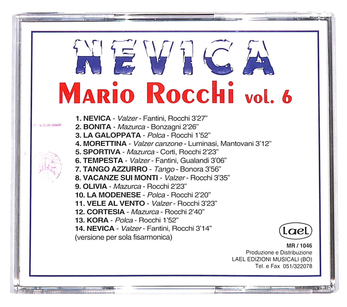 EBOND Mario Rocchi - nevica vol.6 CD CD139706