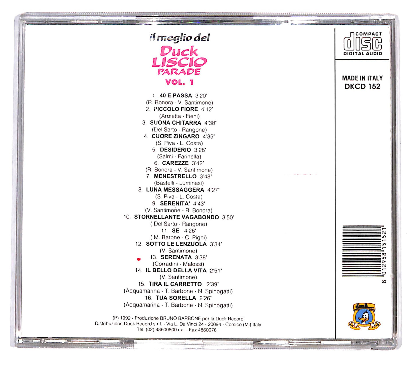 EBOND Various - il meglio del Duck Liscio Parade vol.1 CD CD139707
