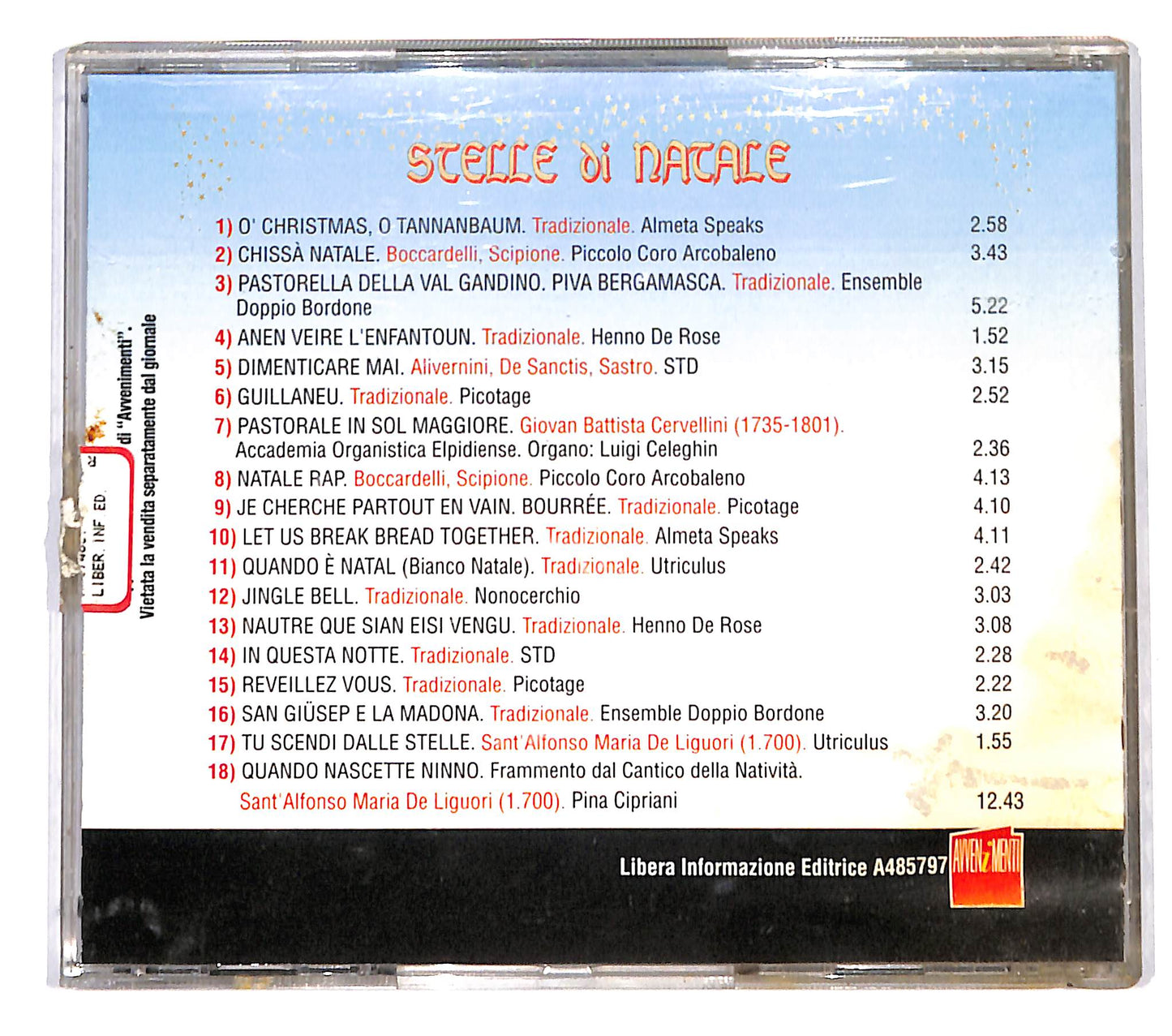 EBOND Various - Stelle Di Natale EDITORIALE CD CD139711