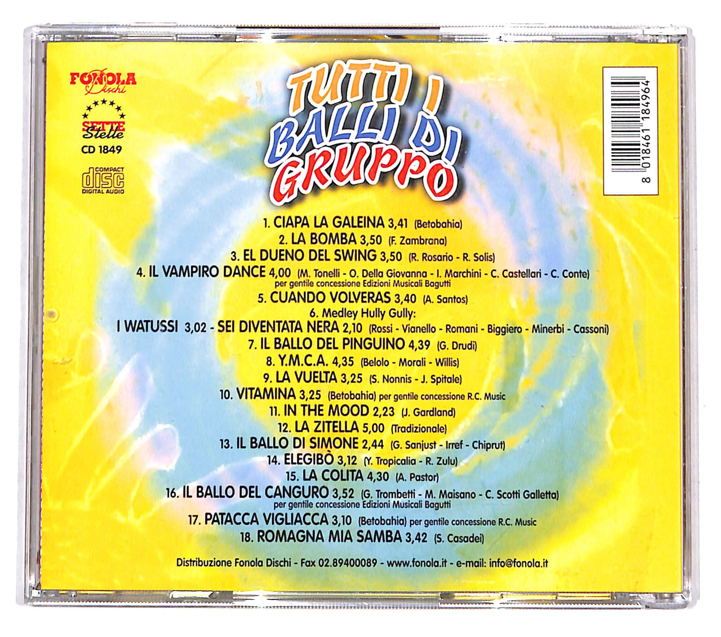 EBOND Various - tutti i balli di gruppo CD CD139717