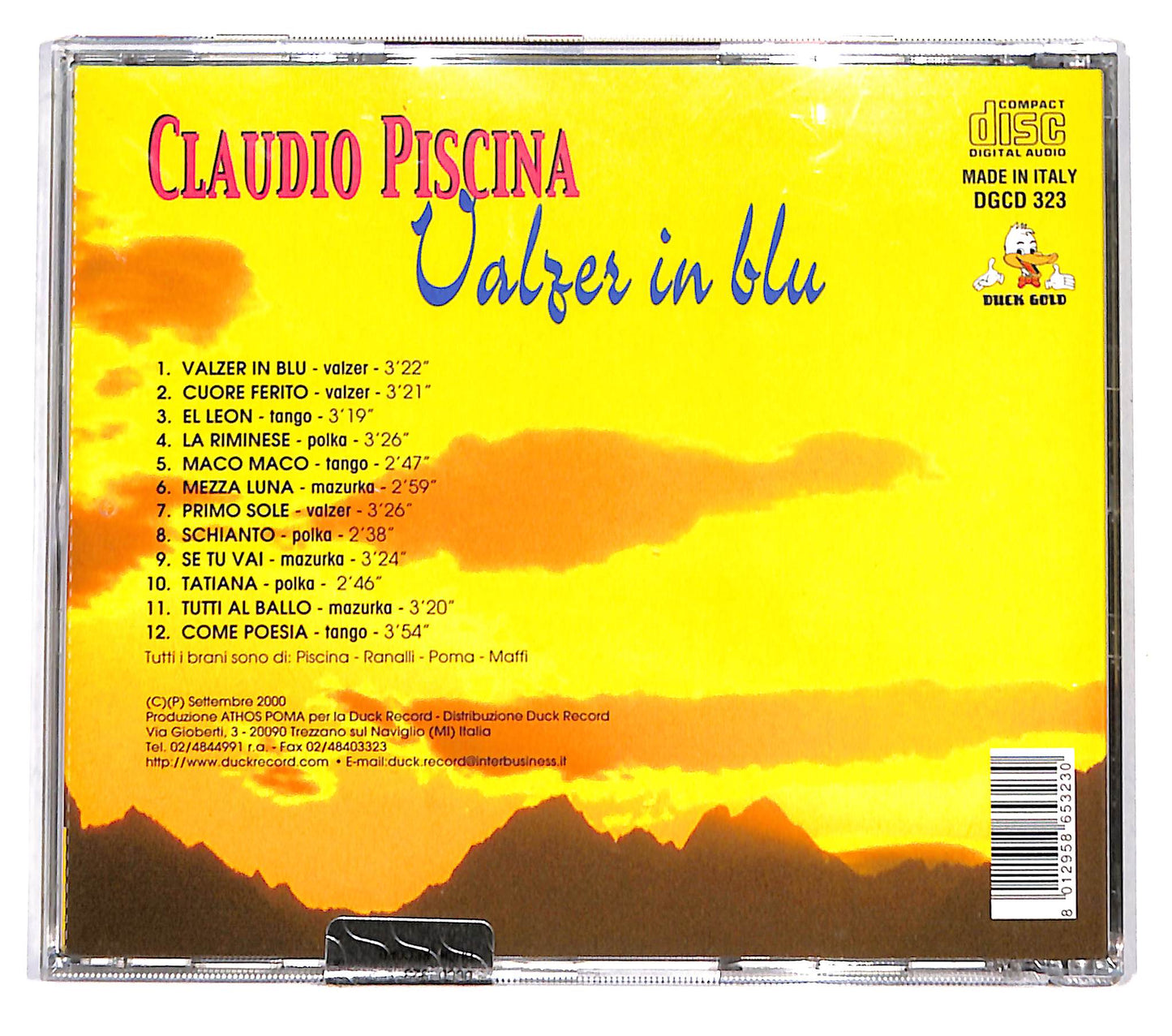 EBOND Claudio Piscina - Valzer in blu CD CD139718