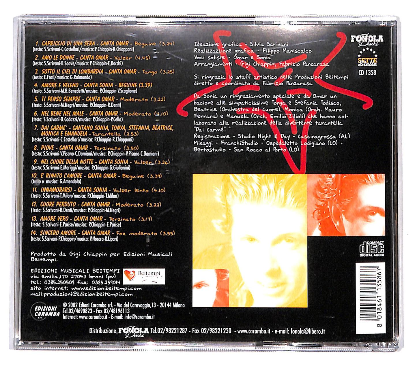 EBOND Omar - La Voce Del Cuore - Capriccio di una sera CD CD139722
