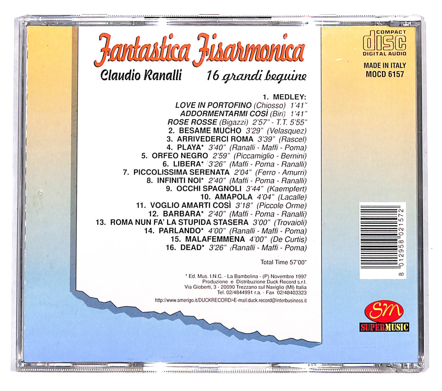 EBOND Claudio Ranalli - 16 Grandi Beguine CD CD139747
