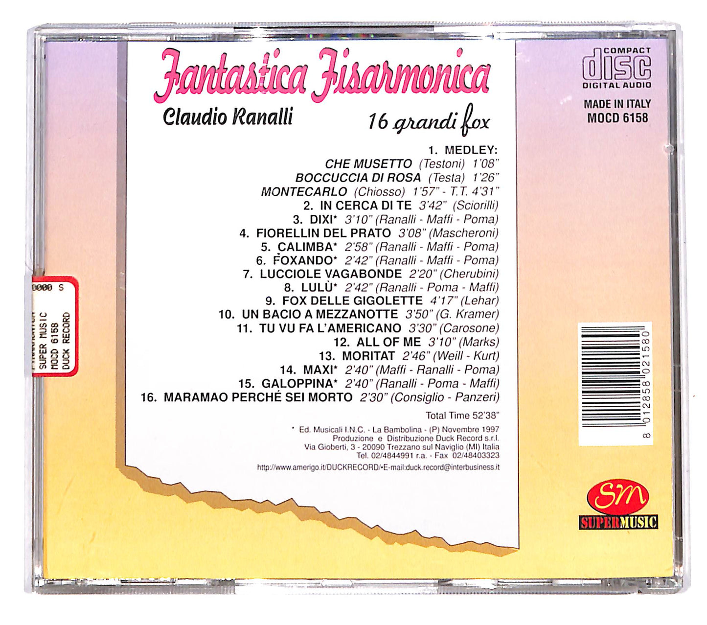 EBOND Claudio Ranalli - 16 Grandi Fox CD CD139755