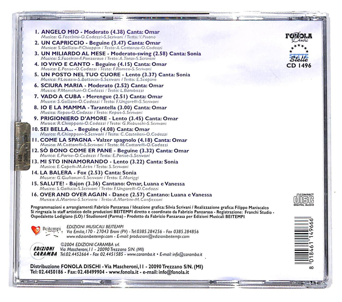 EBOND Omar - Angelo Mio CD CD139806