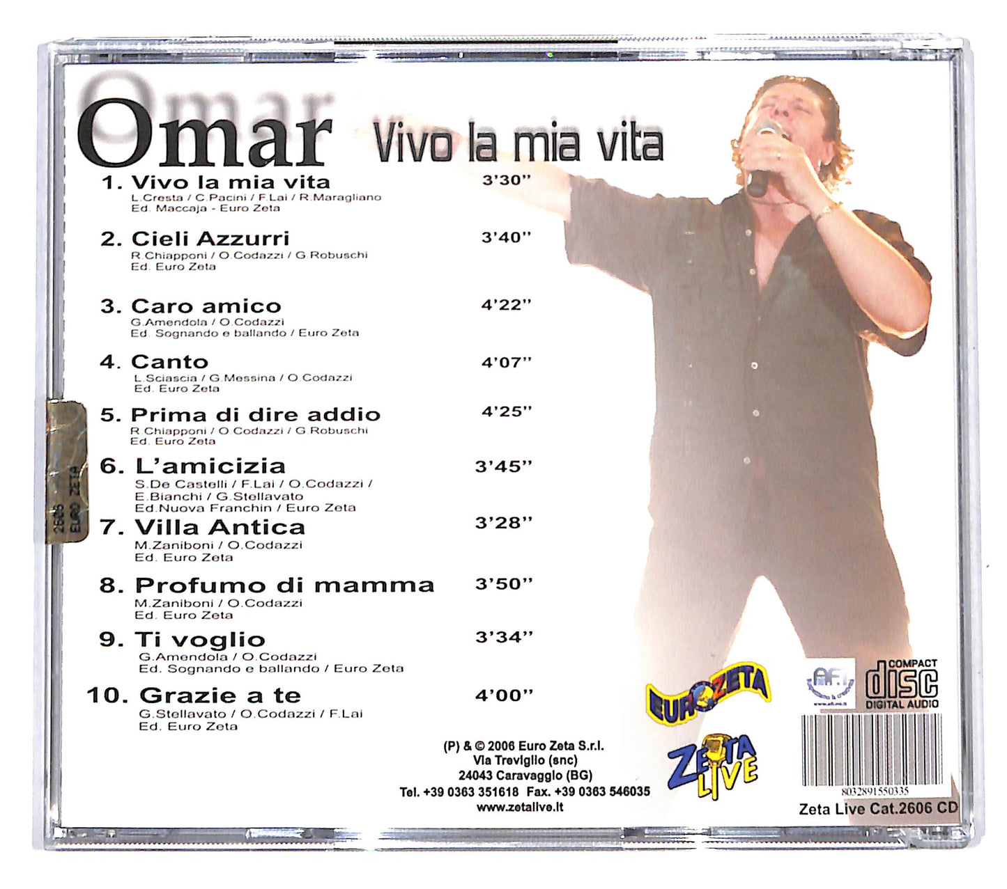 EBOND Omar - Vivo La Mia Vita CD CD139807