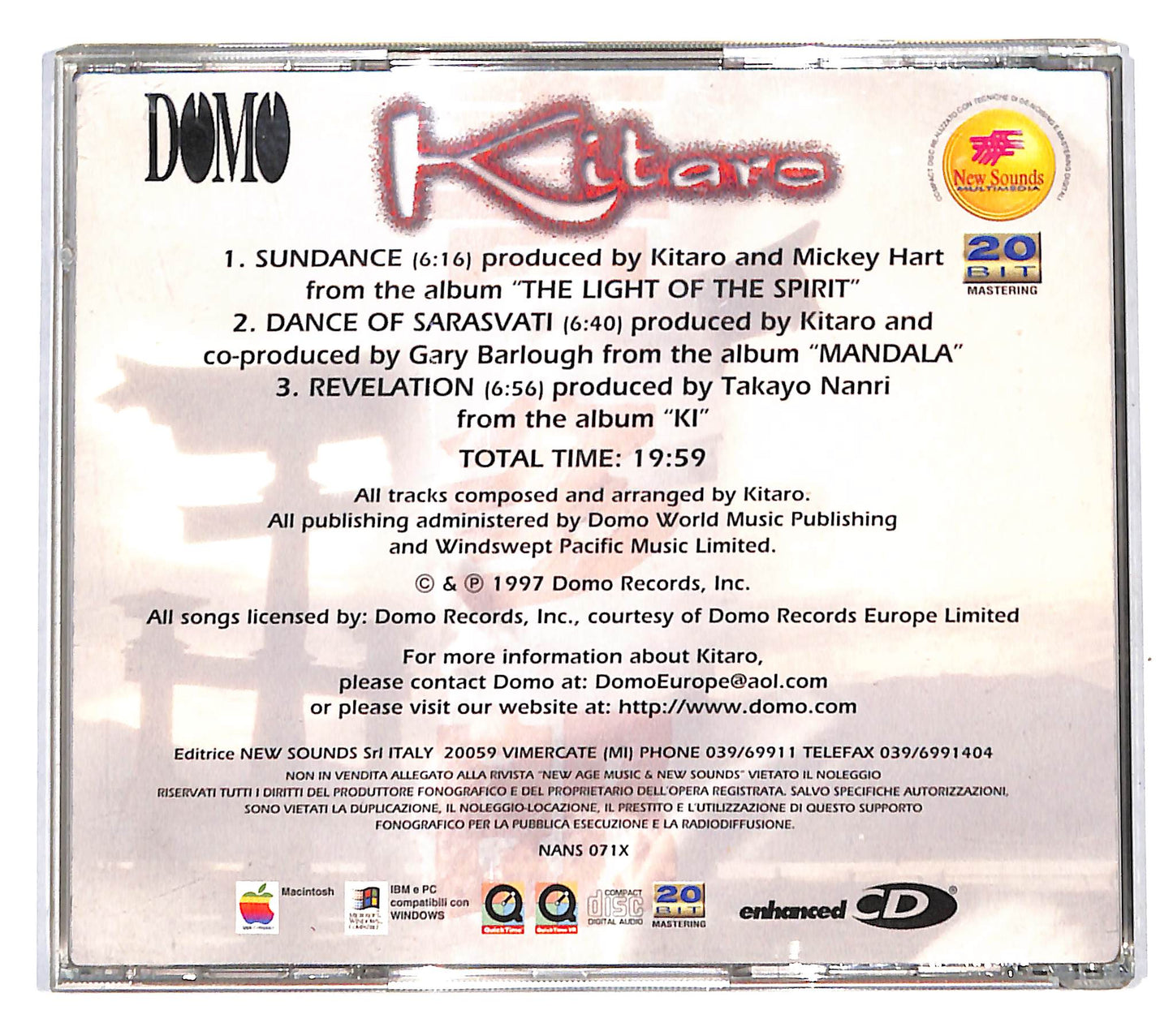 EBOND Kitaro - Kitaro CD CD139842
