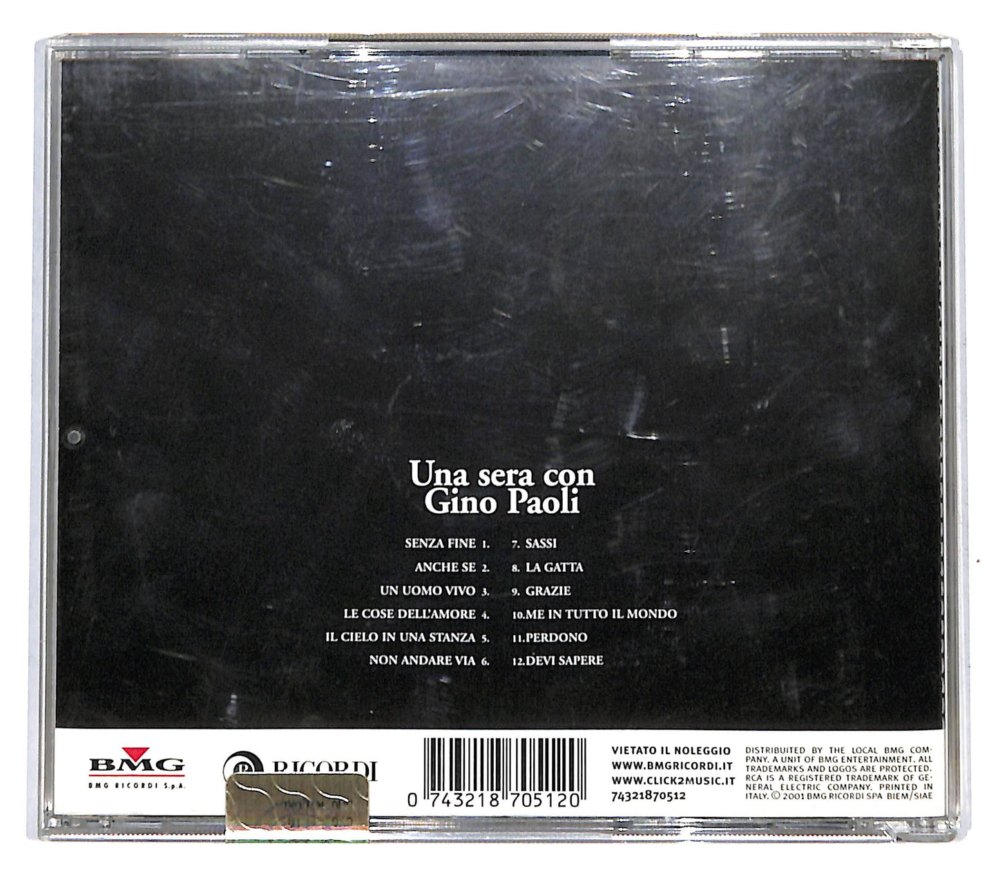 EBOND Gino Paoli - Una Sera Con Gino Paoli CD CD139853