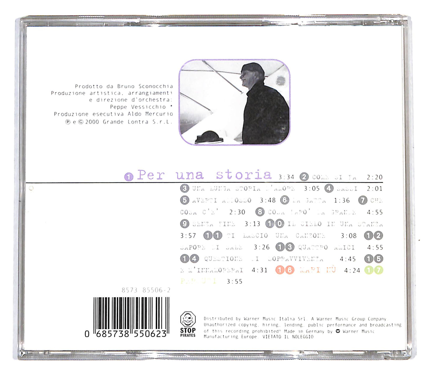 EBOND Gino Paoli - Per Una Storia CD CD139854
