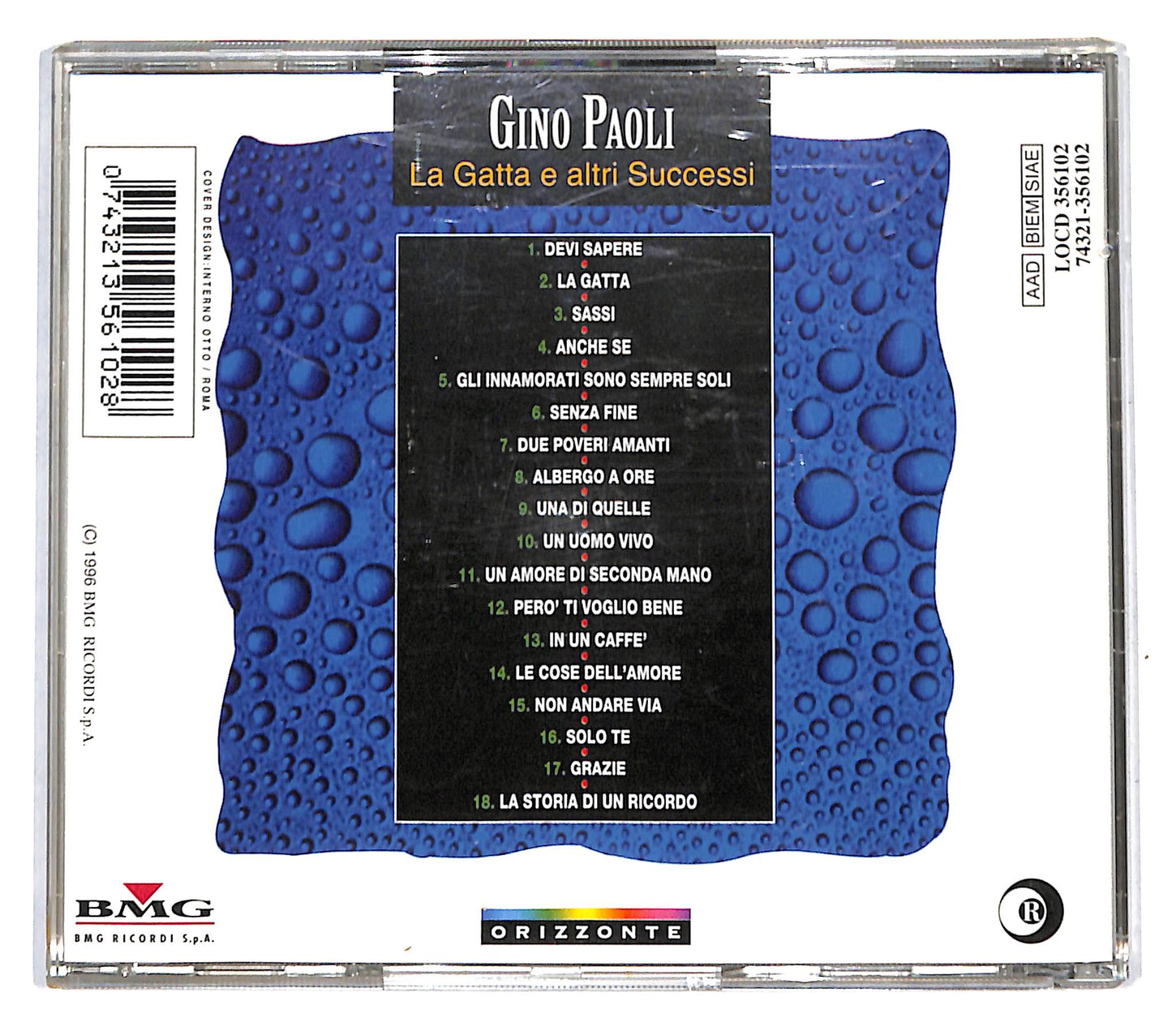 EBOND Gino Paoli - La Gatta E Altri Successi CD CD139907