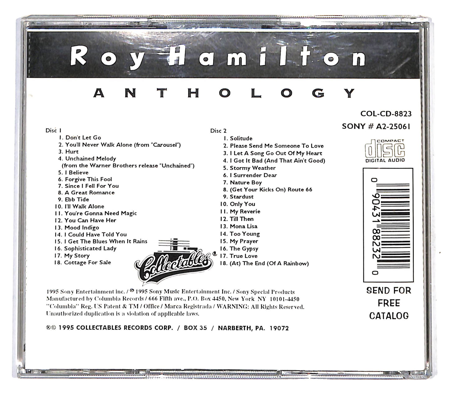 EBOND Roy Hamilton - Anthology CD CD139910