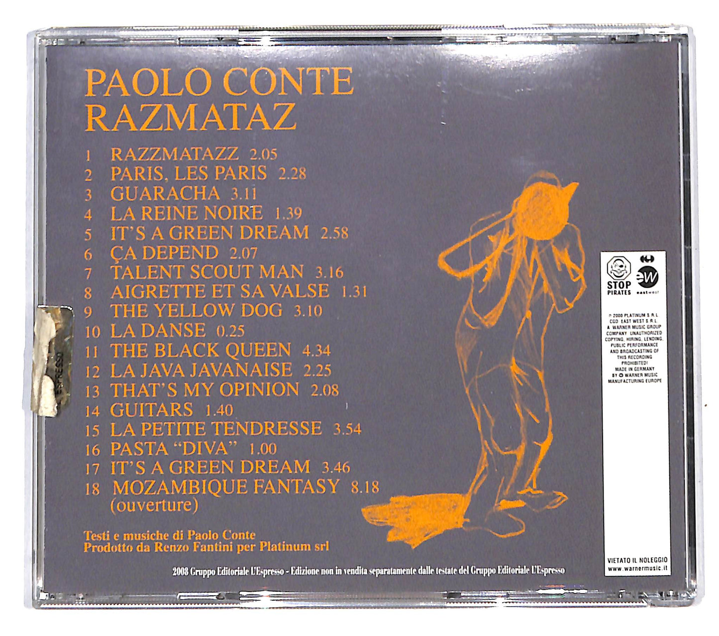 EBOND Paolo Conte - Razmataz CD CD139914