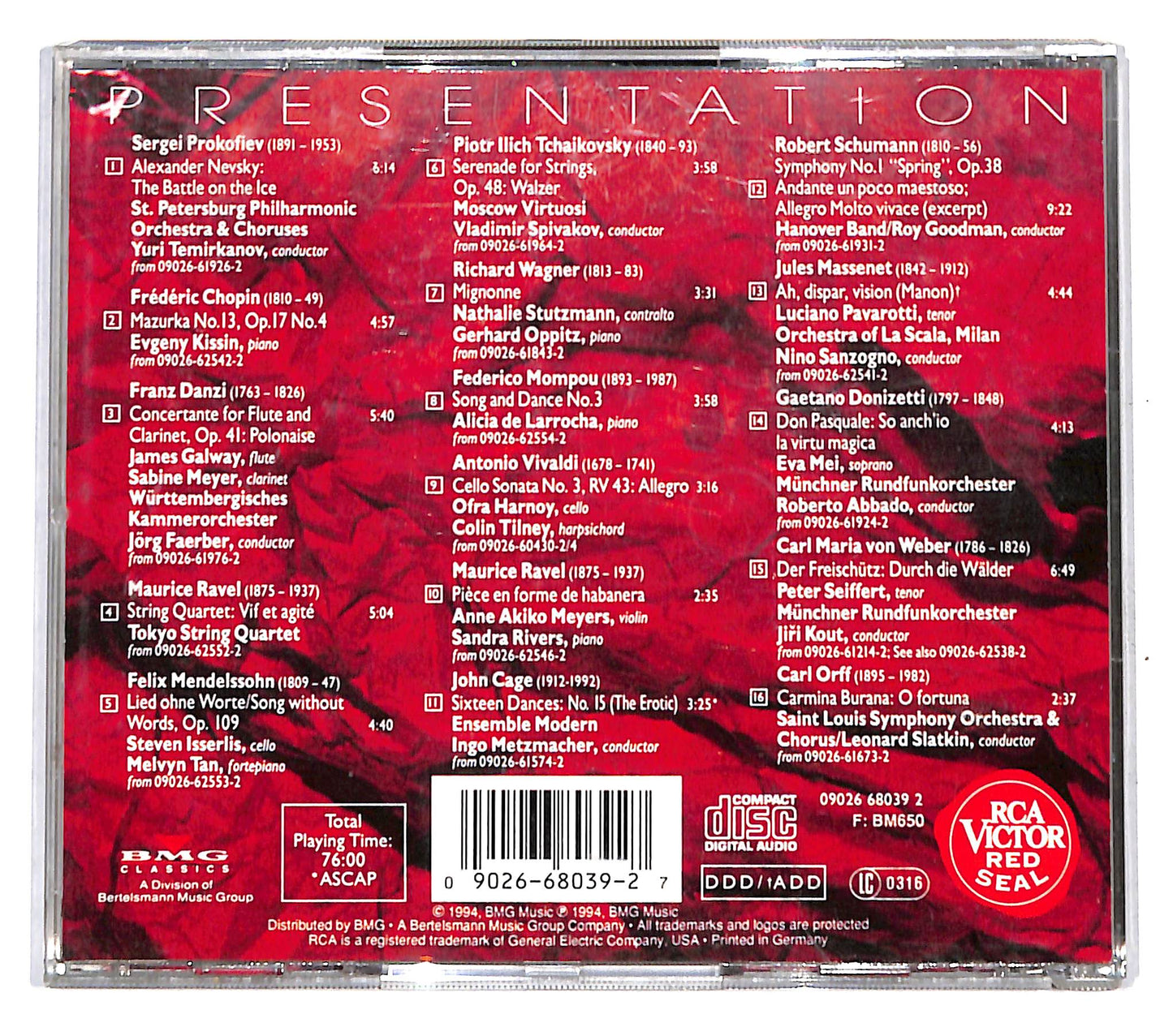 EBOND Various - Presentation CD CD139917