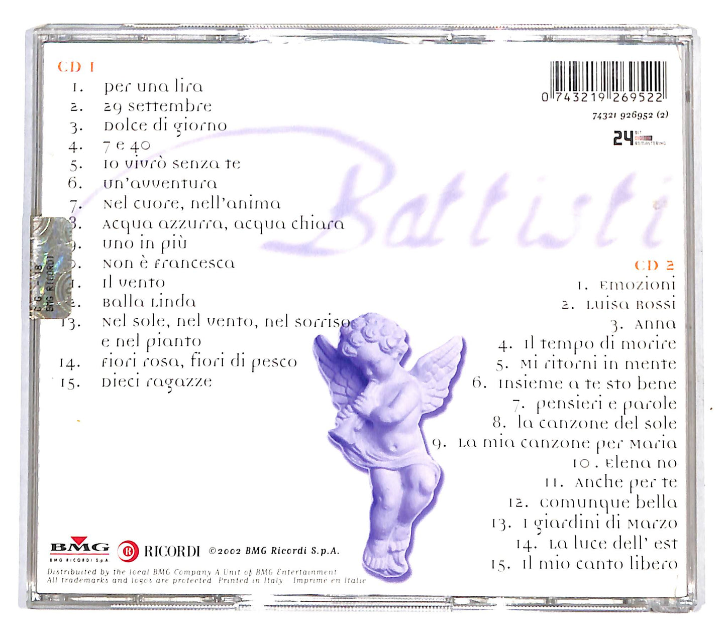 EBOND Battisti - Pensieri, Emozioni CD CD139922