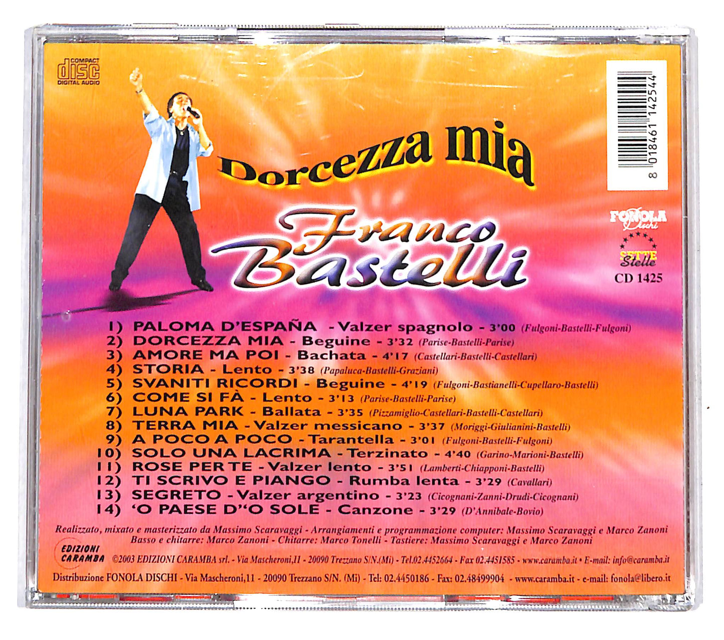 EBOND Franco Bastelli - Dorcezza Mia CD CD139931
