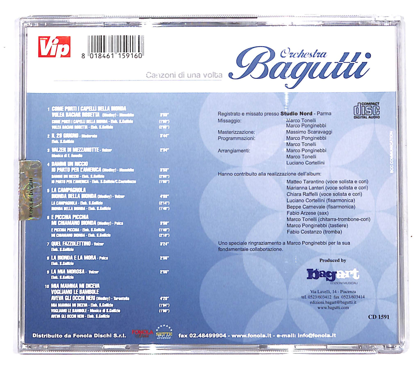 EBOND Orchestra Franco Bagutti - Canzoni di una volta CD CD139937
